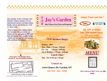 Tablet Screenshot of jaysgarden.ca